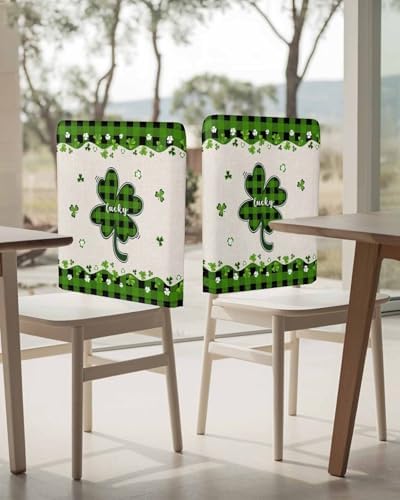 St Patricks Day Dining Chair Covers Set of 4