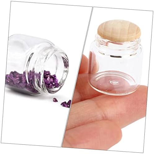 Cabilock 4Pcs Scale House Decor Mini Jars and Bottles