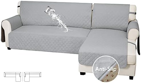 Easy-Going Waterproof Sectional Couch Cover with Chaise