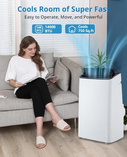 Acekool 14000 BTU Portable AC - 3 In 1 With Remote Control