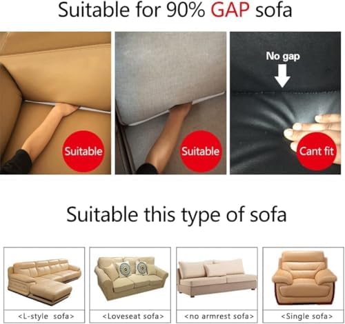 MIKUDREAM Super Stretch Sectional Couch Covers