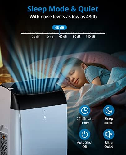 Towallmark 12000 BTU Portable Air Conditioner with Remote Control