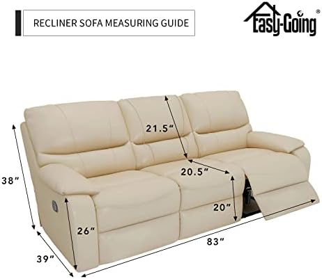 Easy-Going 8 Piece Velvet Recliner Sofa Cover