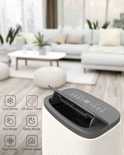 GarveeLife 14000 BTU Portable AC Unit with Remote Control