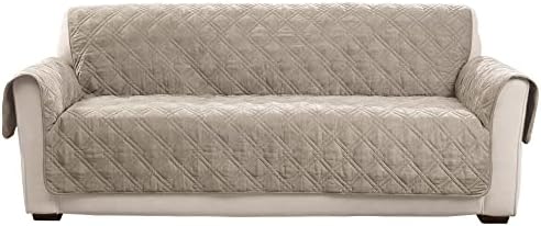 SureFit Mink Sofa Slipcover Taupe