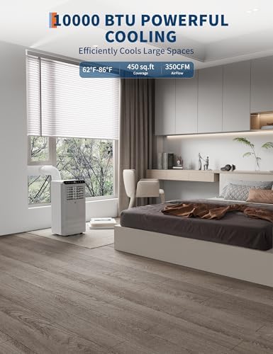 GarveeTech 10000 BTU Portable AC with Heat and Fan