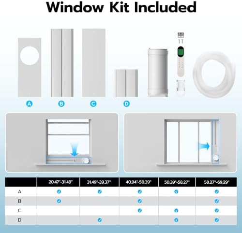 ZAFRO 12000 BTU Portable AC with WiFi and App Control