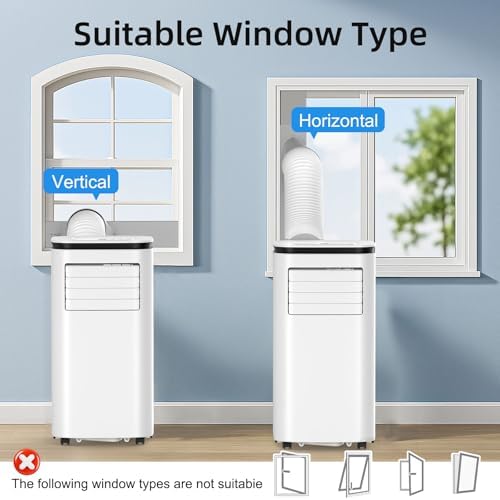 12000 BTU Portable AC Unit 3-in-1 Cooling Dehumidifying Fan