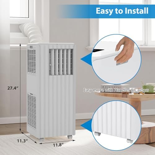 GarveeTech 8000 Btu Portable Air Conditioner White 1