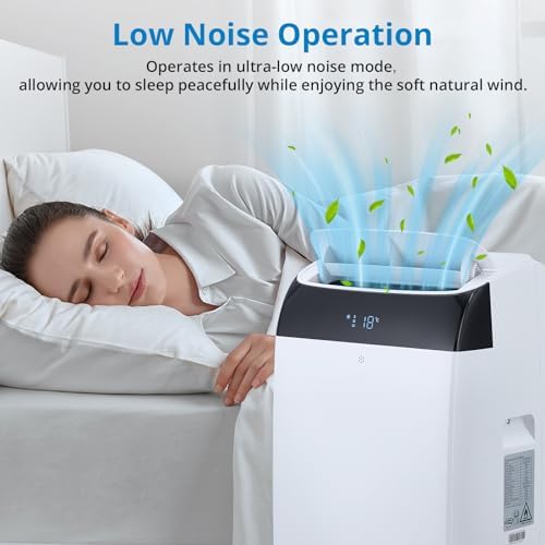 Takywep 14000BTU Portable Air Conditioner with 3 in 1 Modes 1