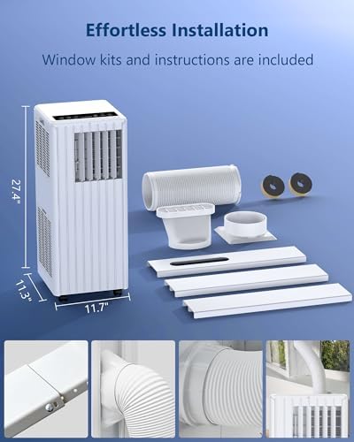 DEXSO 8000BTU Portable AC with Dehumidifier Fan