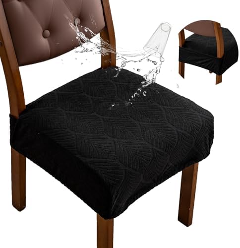 Removable Washable Dining Chair Seat Covers Set of 4