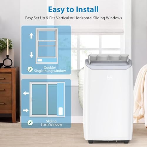 14000 BTU Portable Air Conditioner with 3-in-1 Function