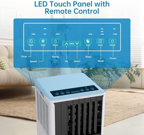 GarveeLife 8000 BTU Portable Air Conditioner with Remote Control