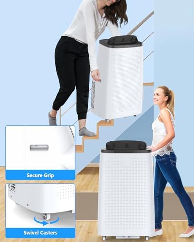 Takywep 14000BTU Portable AC with Dehumidifier and Fan 1