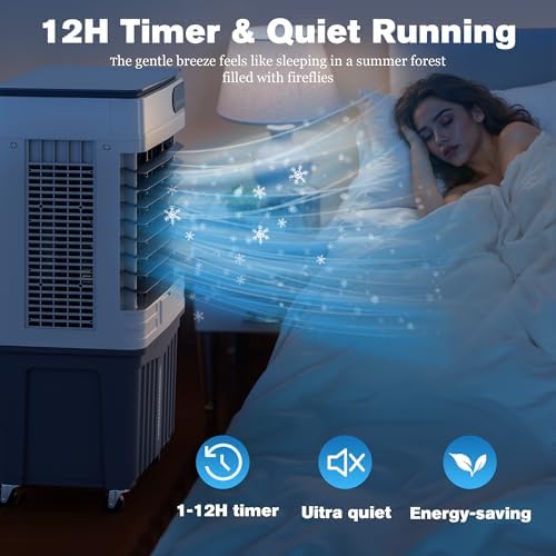 Manastin 4-in-1 Portable Evaporative Cooler