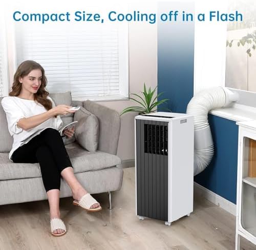 MERXENG 8000 BTU Portable Air Conditioner with Dehumidifier and Fan Mode 1