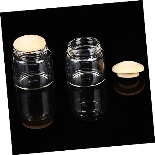 Cabilock 4Pcs Scale House Decor Mini Jars and Bottles