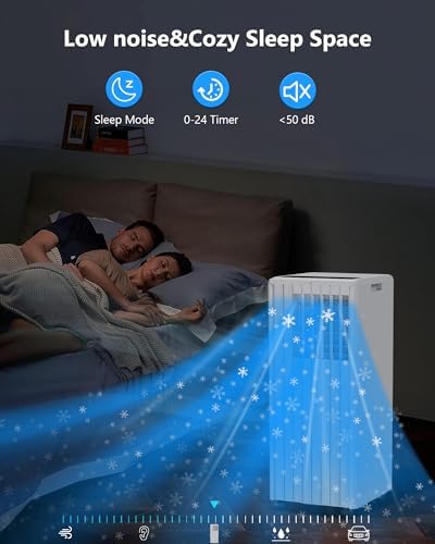 DEXSO 8000BTU Portable AC with Dehumidifier Fan