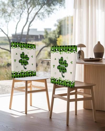 St Patricks Day Dining Chair Covers Set of 4