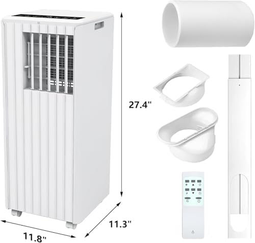 8000 BTU Portable Air Conditioner with Fan and Dehumidifier 1