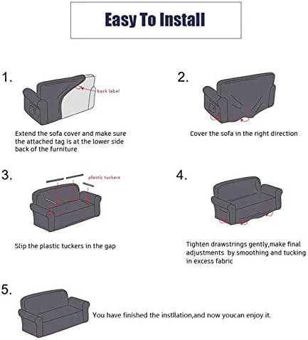 Plush Velvet Sofa Cover for 3 Cushion Couch