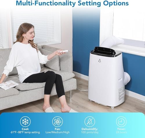 14000 BTU Portable AC Unit 3-in-1 - Cool Dry Fan