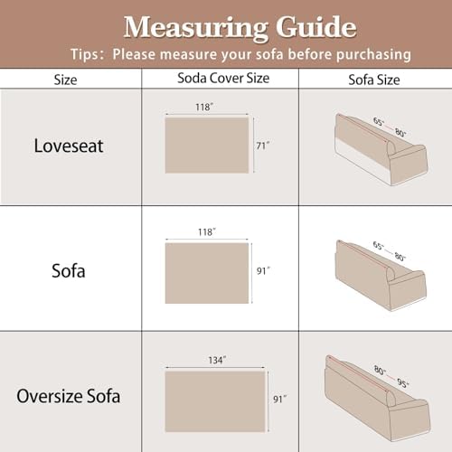 Maymiss Couch Cover for Dogs Washable 91 x 118
