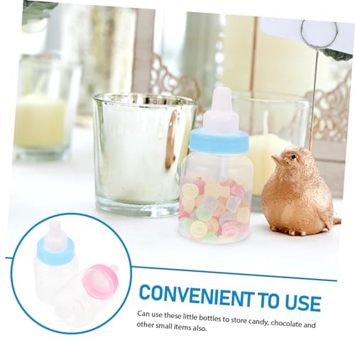 12pcs Decorative Candy Bottles for Baby Shower Favors