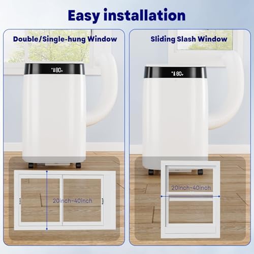 10000 BTU Portable AC with Remote Control and Dehumidifier