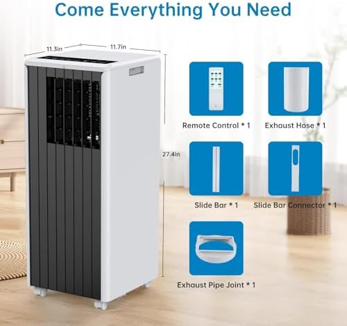 GarveeLife 8000 BTU Portable Air Conditioner with Remote Control