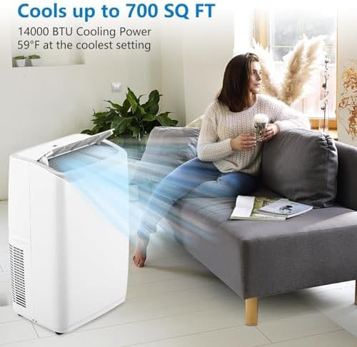 GAOMON 14000 BTU Portable AC for 750 SqFt Rooms