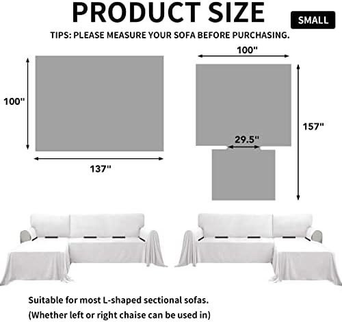 Easy-Going Velvet Sectional Couch Covers for Living Room 1