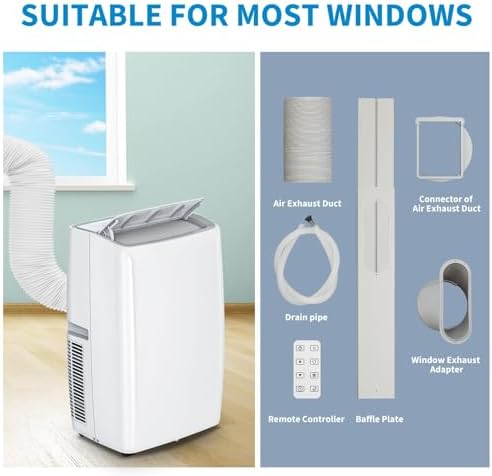 TROPOW Portable Air Conditioner 14000 BTU 3 in 1 Units