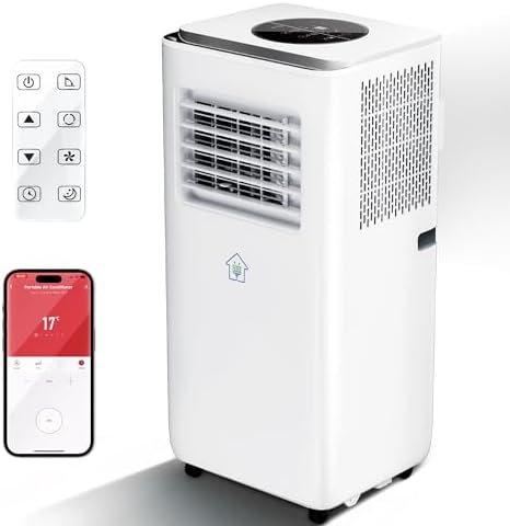 Wattsmart 8000BTU Portable AC Unit with App and Remote Control