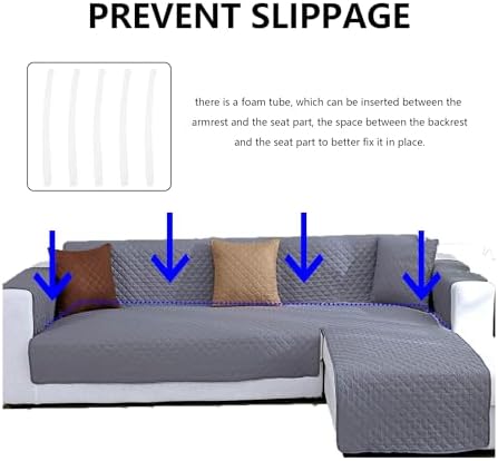 Double Side L Shape Couch Cover for Sectional Sofa