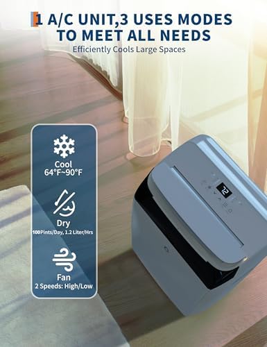 GAOMON 14000 BTU Portable AC with Remote Control