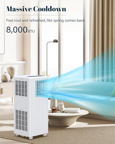 GarveeTech 8000 BTU Portable AC Unit for Bedroom