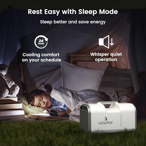 Waykar 4500 BTU Portable Air Conditioner for Tent and RV