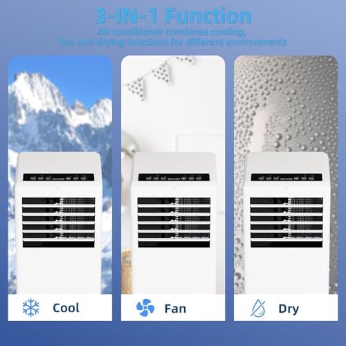 Garvee 8000 BTU Portable Air Conditioner with Remote Control