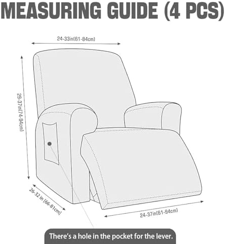 Northern Brothers Recliner Cover Dark Brown