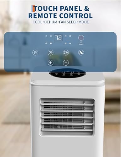 GarveeHome 8000 BTU Portable AC Unit with Dehumidifier and Remote