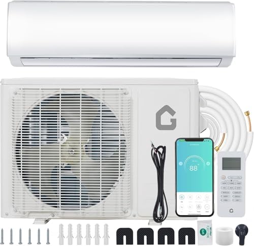 GarveeLife 18000 BTU Mini Split AC Heat Pump with Smart WiFi Control