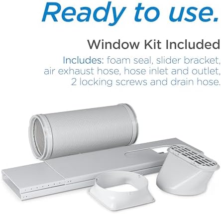 BLACKDECKER Portable AC with Heat 12000 BTU White