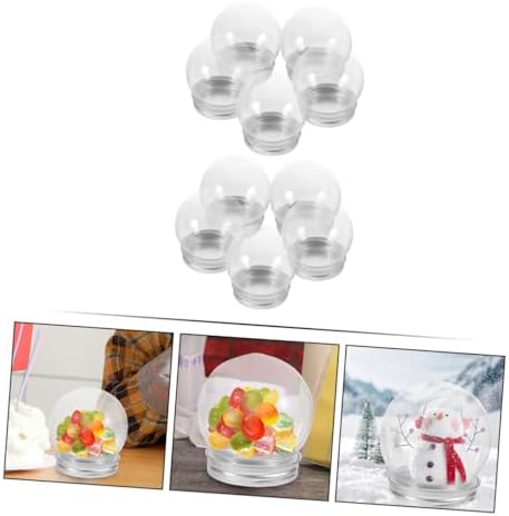 MAGICLULU 10pcs Clear Candy Containers for Treats and Party Favors