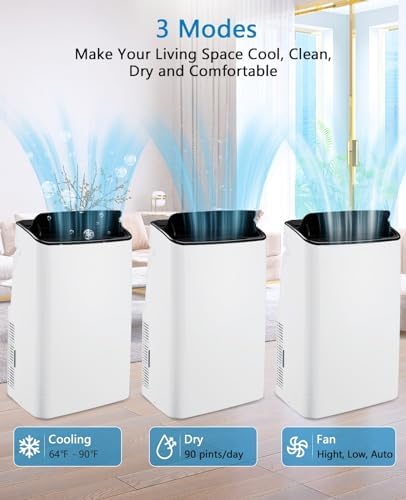 Acekool 14000 BTU Portable AC - 3 In 1 With Remote Control