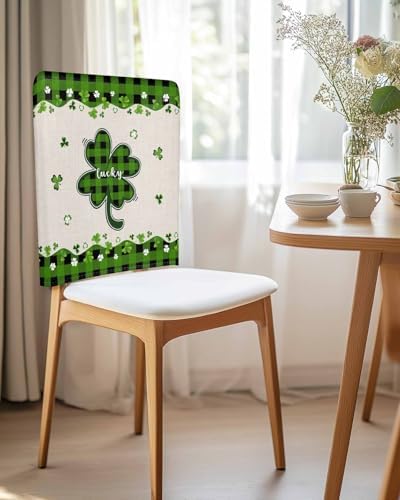 St Patricks Day Dining Chair Covers Set of 4