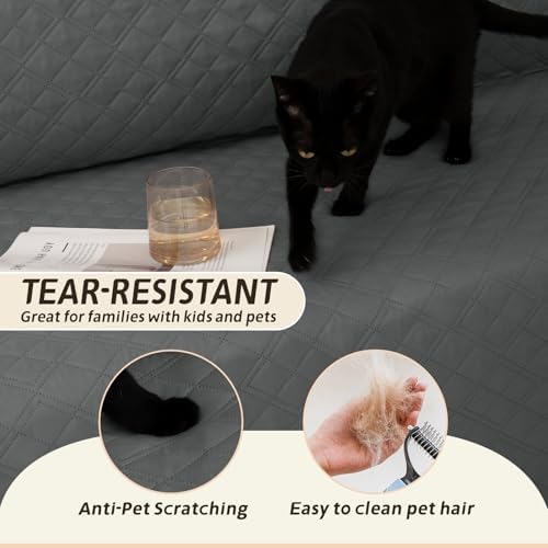 Arfntevss U Shaped Sofa Cover for Sectional Couch Pet Protector