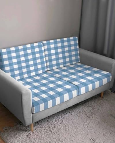 LooPoP Sectional Sofa Slipcover Buffalo Plaid