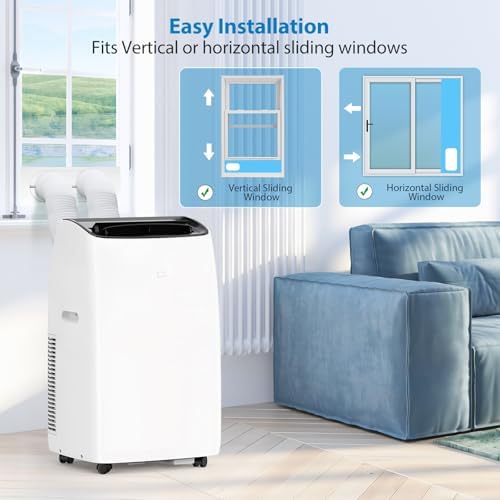 Towallmark 14000BTU Inverter Portable AC Unit with Heater and Fan